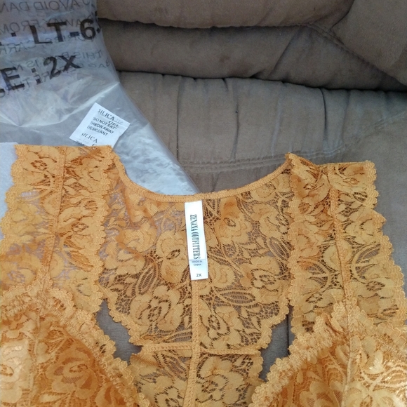 😀 🆕 Bra Bralette Ash Mustard - Picture 2 of 9